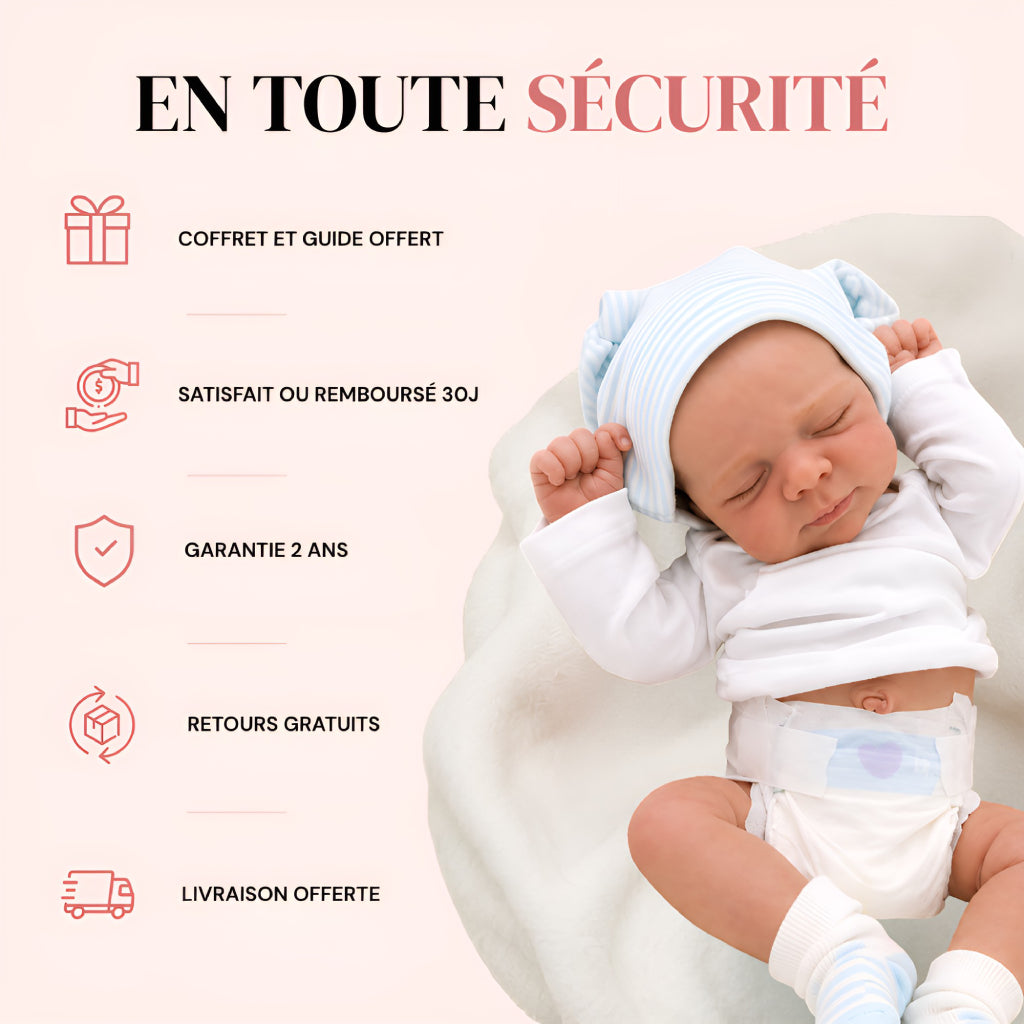 Bébé reborn garçon Adam – Artisanal de collection