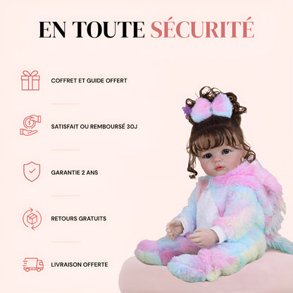 Bébé reborn fille Ava – Une adorable licorne