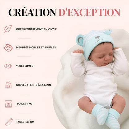 Bébé reborn garçon Adam – Artisanal de collection