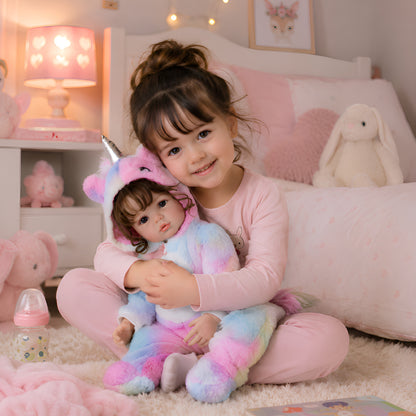 Bébé reborn fille Ava – Une adorable licorne