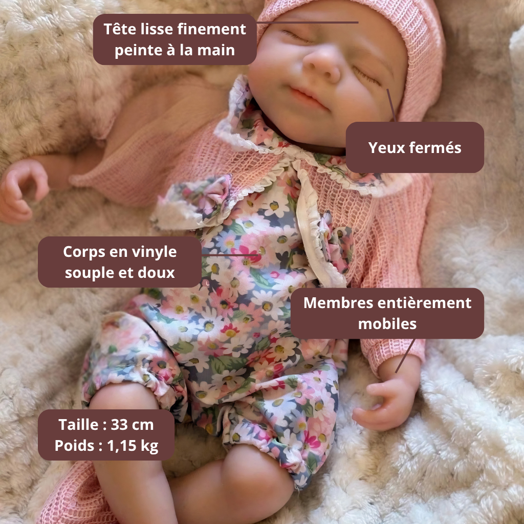 Bébé reborn fille Pascale – Création unique à craquer