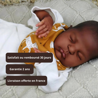 Bébé reborn garçon Rémi – Réaliste, cheveux peints à la main