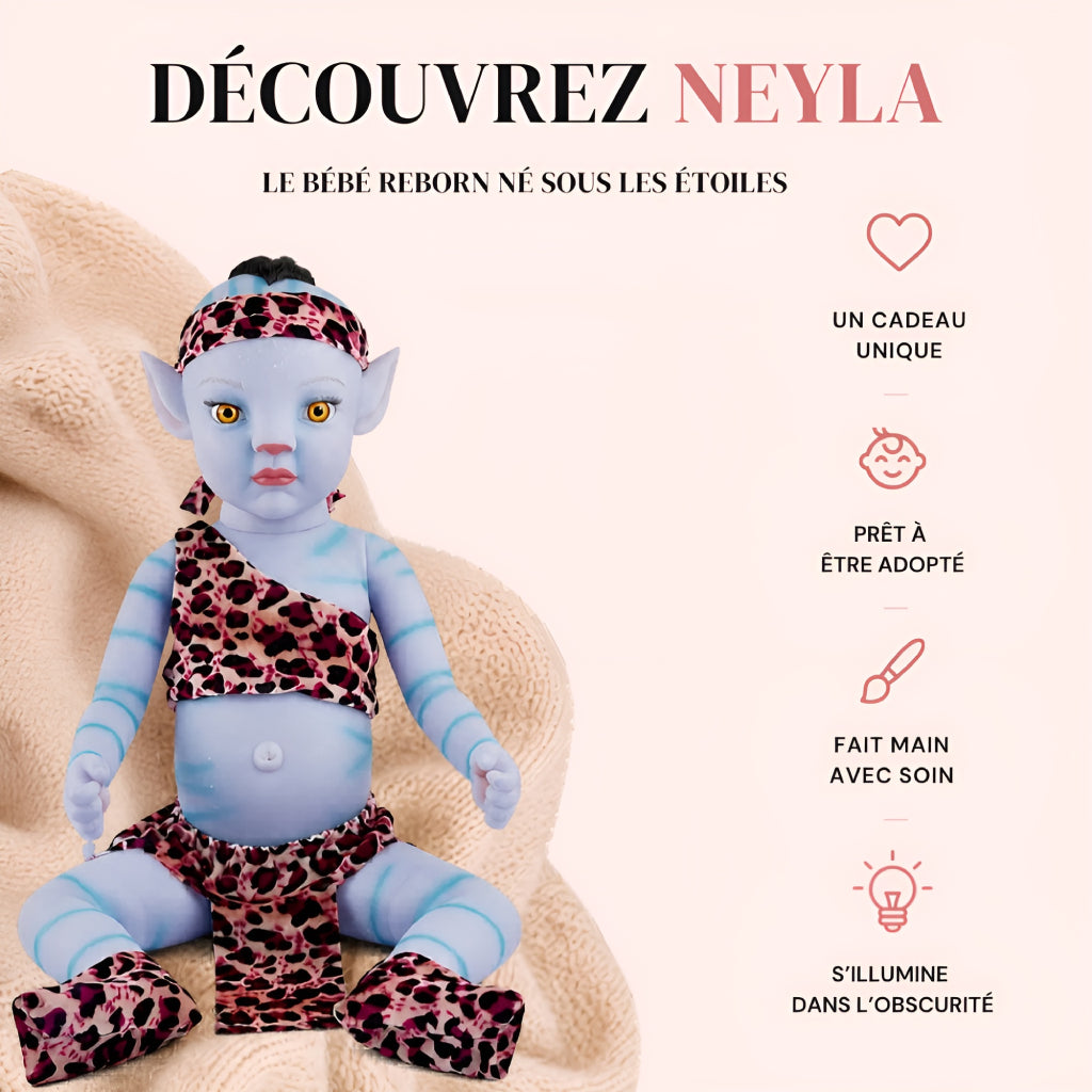 Bébé reborn fille Neyla – Douceur venue d’un monde imaginaire
