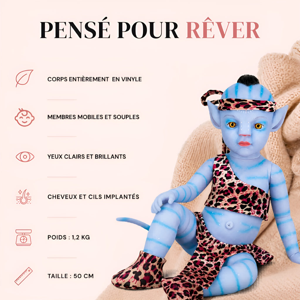 Bébé reborn garçon Aoran – Regard fascinant et émotions uniques