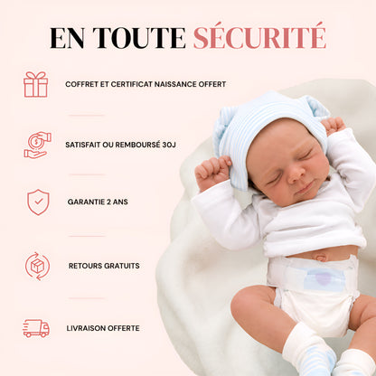 Bébé reborn garçon Adam – Artisanal de collection