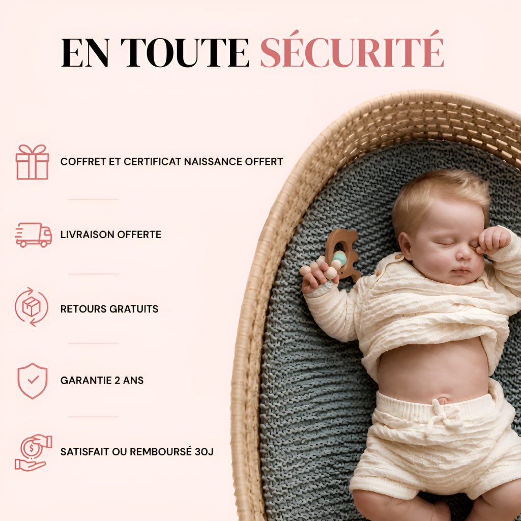 Bébé reborn garçon Ethan – Peau de bébé réaliste
