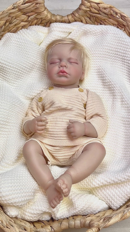 Bébé reborn garçon Ethan – Peau de bébé réaliste